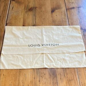 Louis Vuitton Dust Bag in Cream W22.5" H 14.5"